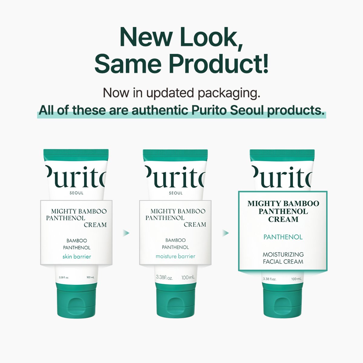 PURITO - Mighty Bamboo Panthenol Cream 100ml - 3