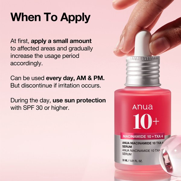 ANUA - Niacinamide 10% + TXA 4% Dark Spot Removing Serum 30ml