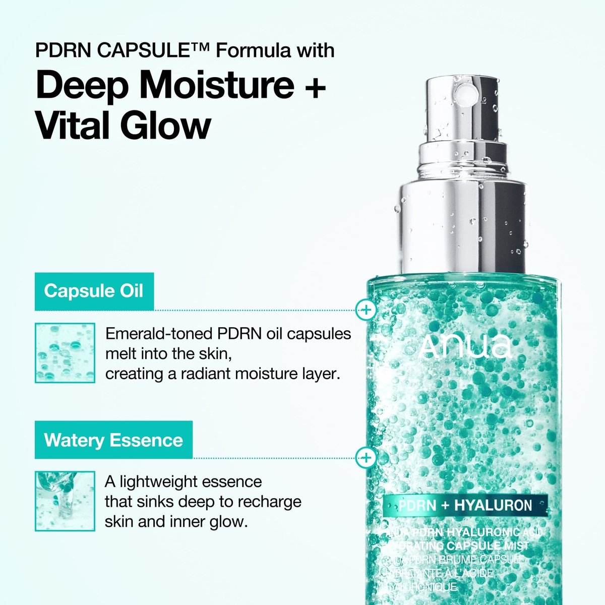 ANUA - PDRN Hyaluronic Acid Hydrating Capsule Mist - 2