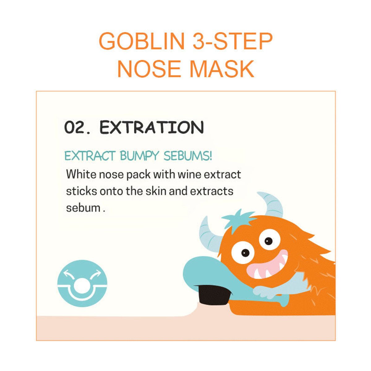 APIEU Goblin Blackhead 3 Step Nose Pack  - 3