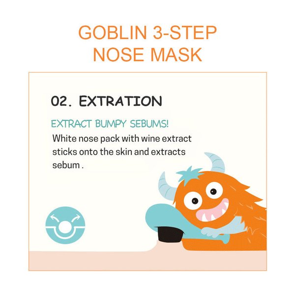 APIEU Goblin Blackhead 3 Step Nose Pack 
