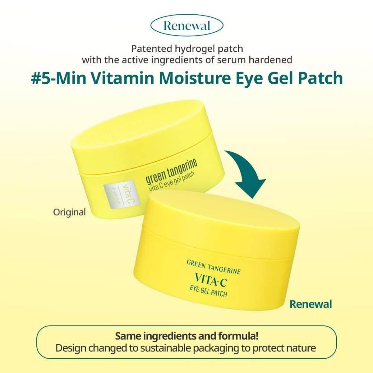 GOODAL Green Tangerine Vita C Eye Gel Patch 60ea - 2