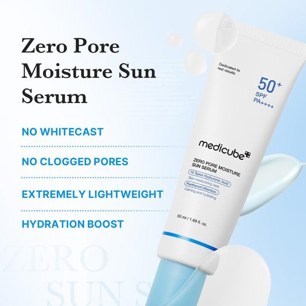 MEDICUBE Zero Pore Moisture Sun Serum 50ml