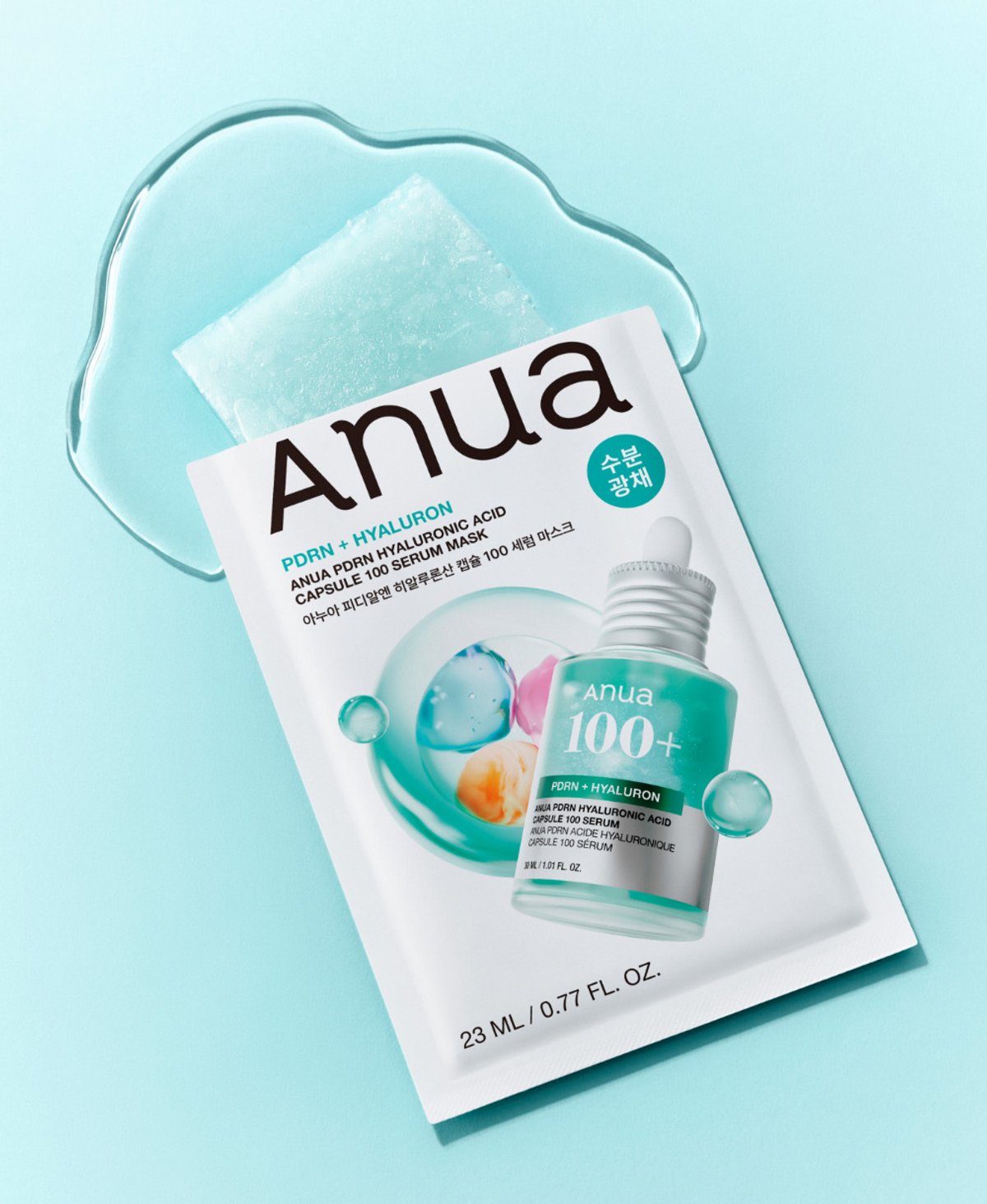 ANUA PDRN Hyaluronic Acid Capsule 100 Serum x2 + Pdrn Mask - 3