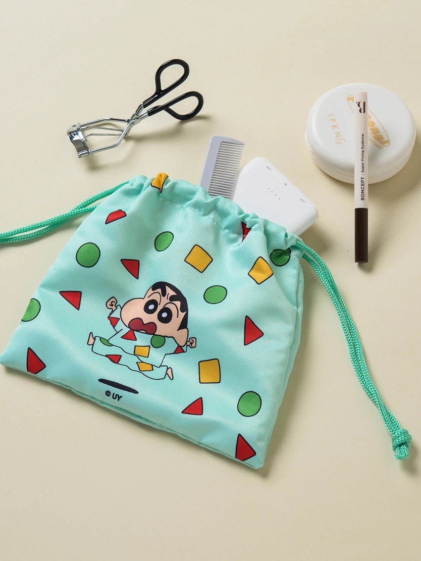 Neceser Turquesa Shin Chan con Cordón