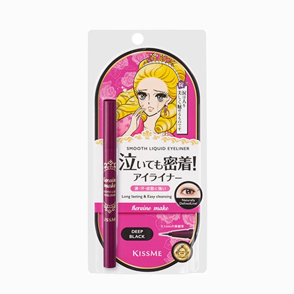 KISSME Heroine Make Smooth Liquid Eyeliner 01 Deep Black