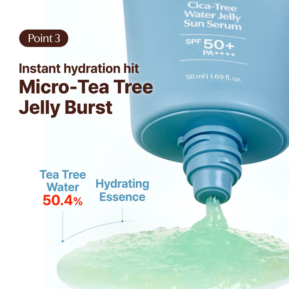 TAGE Cica Tree Water Jelly Sun Serum 50ml - 2