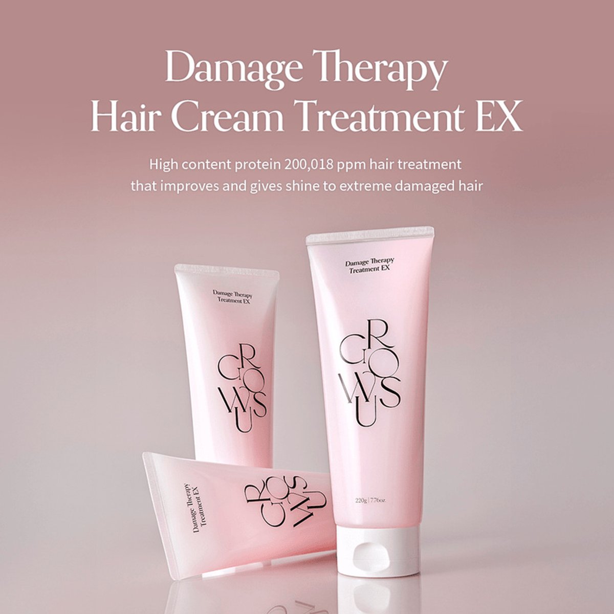 GROWUS Damage Therapy Hair Treatment EX 220ml - 2