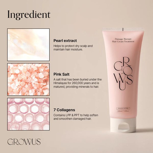 GROWUS Damage Therapy Hair Treatment EX 220ml