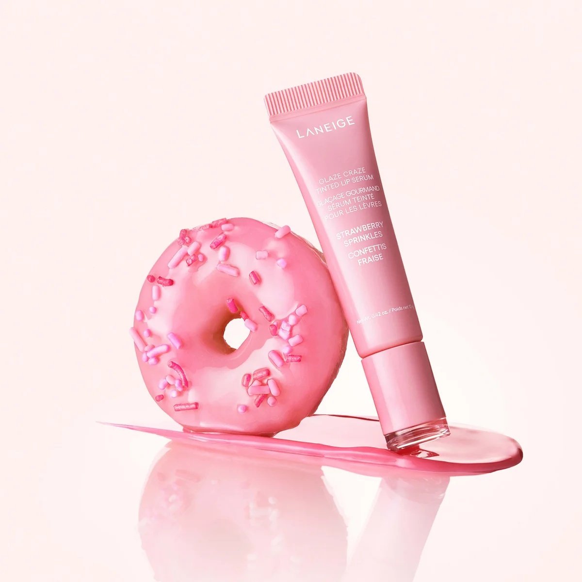 LANEIGE - Glaze Craze Tinted Lip Serum Strawberry Sprinkles 12g - 2
