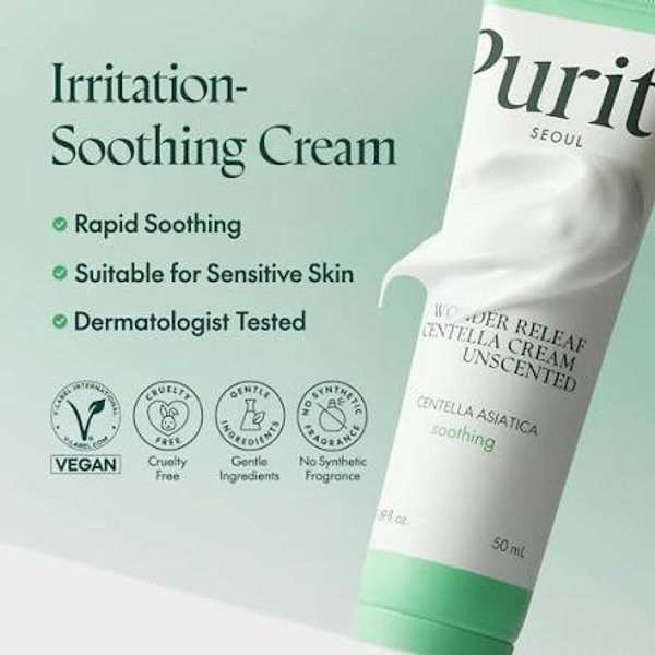 PURITO SEOUL Wonder Releaf Centella Cream Unscented 50ml