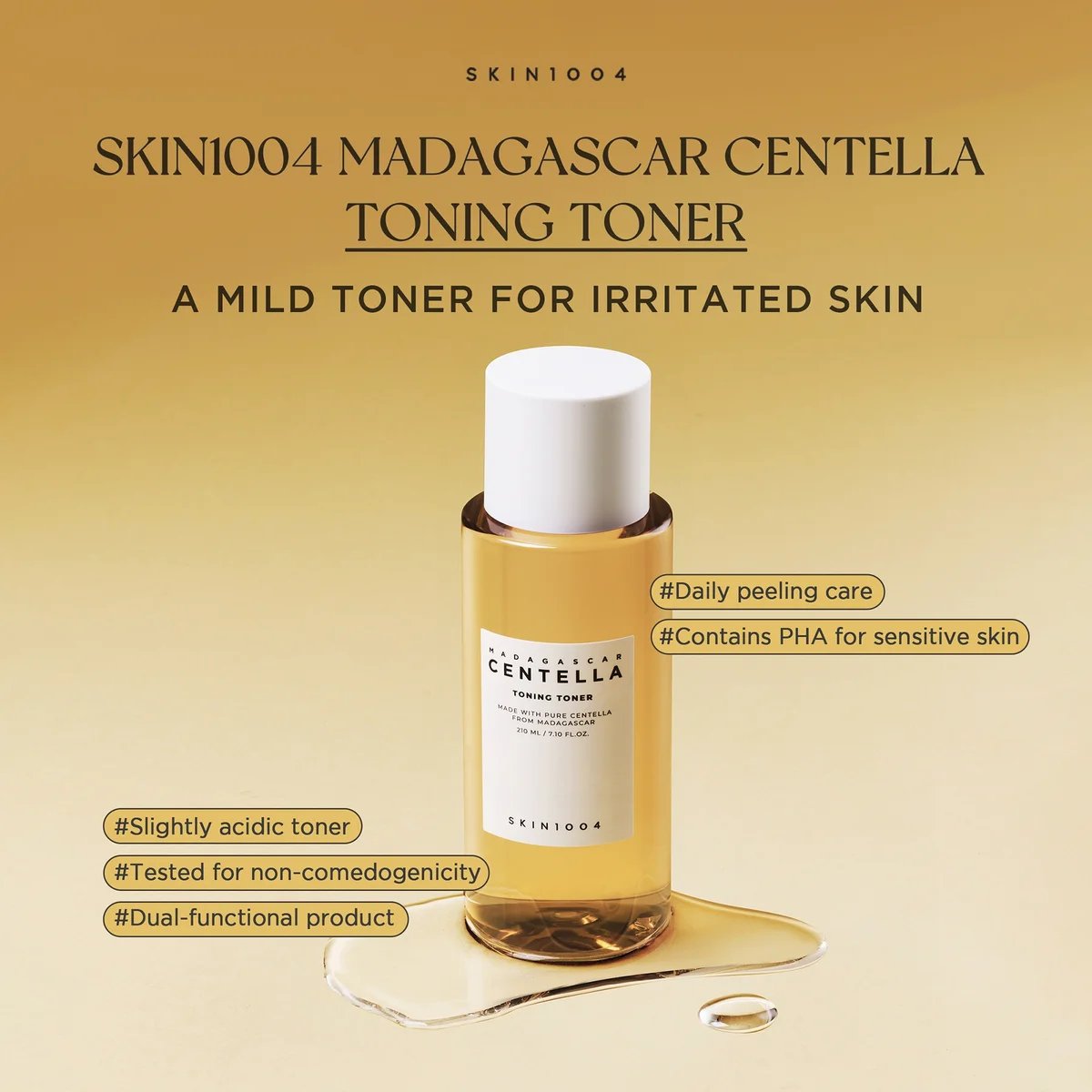 SKIN1004 Madagascar Centella Toning Toner 210ml  - 2