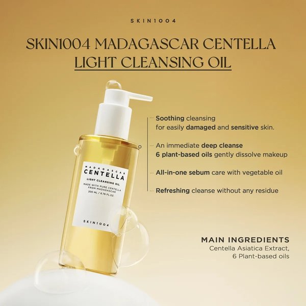 SKIN1004 - Madagascar Centella Light Cleansing Oil 200ml