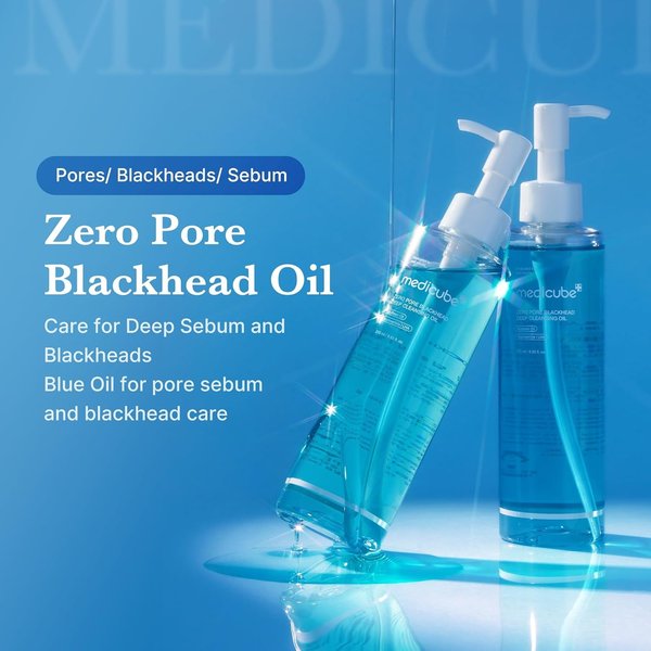 MEDICUBE - Zero Pore Blackhead Deep Cleansing Oil 205ml