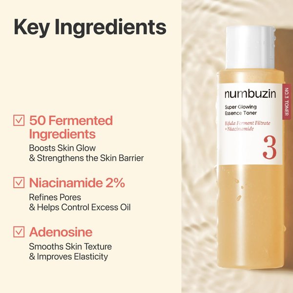 NUMBUZIN - No.3 Super Glowing Essence Toner 200ml