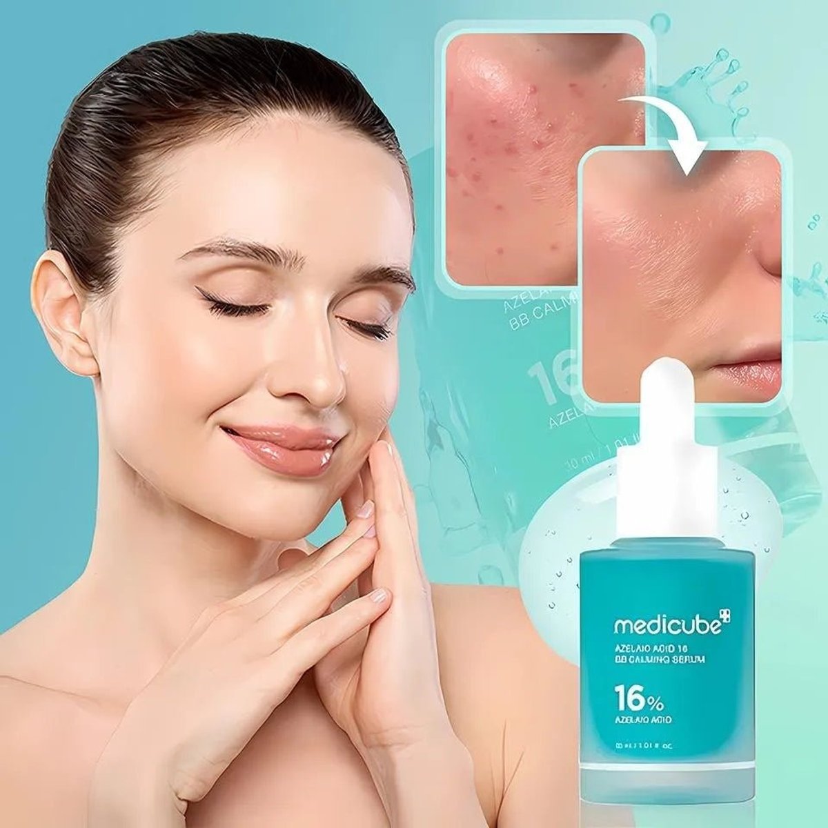 MEDICUBE - Azelaic 16% BB Calming Serum 30ml - 3