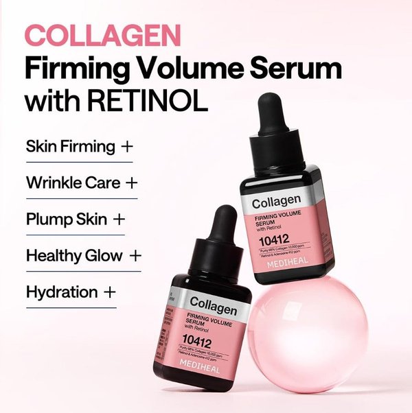 MEDIHEAL - Collagen Firming Volume Serum with Retinol 10412 40ml+40ml