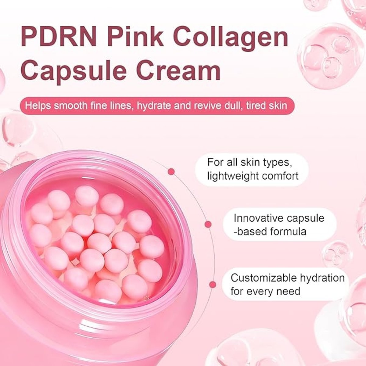 MEDICUBE - PDRN Pink Collagen Capsule Cream 55g - 3