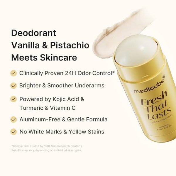 MEDICUBE Deodorant Vanilla and Pistachio 80g