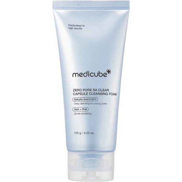 MEDICUBE Zero Pore SA Clear Capsule Cleansing Foam 120g