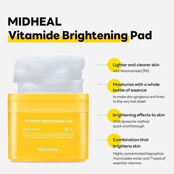 MEDIHEAL - Vitamide Brightening Pad 100 Pads
