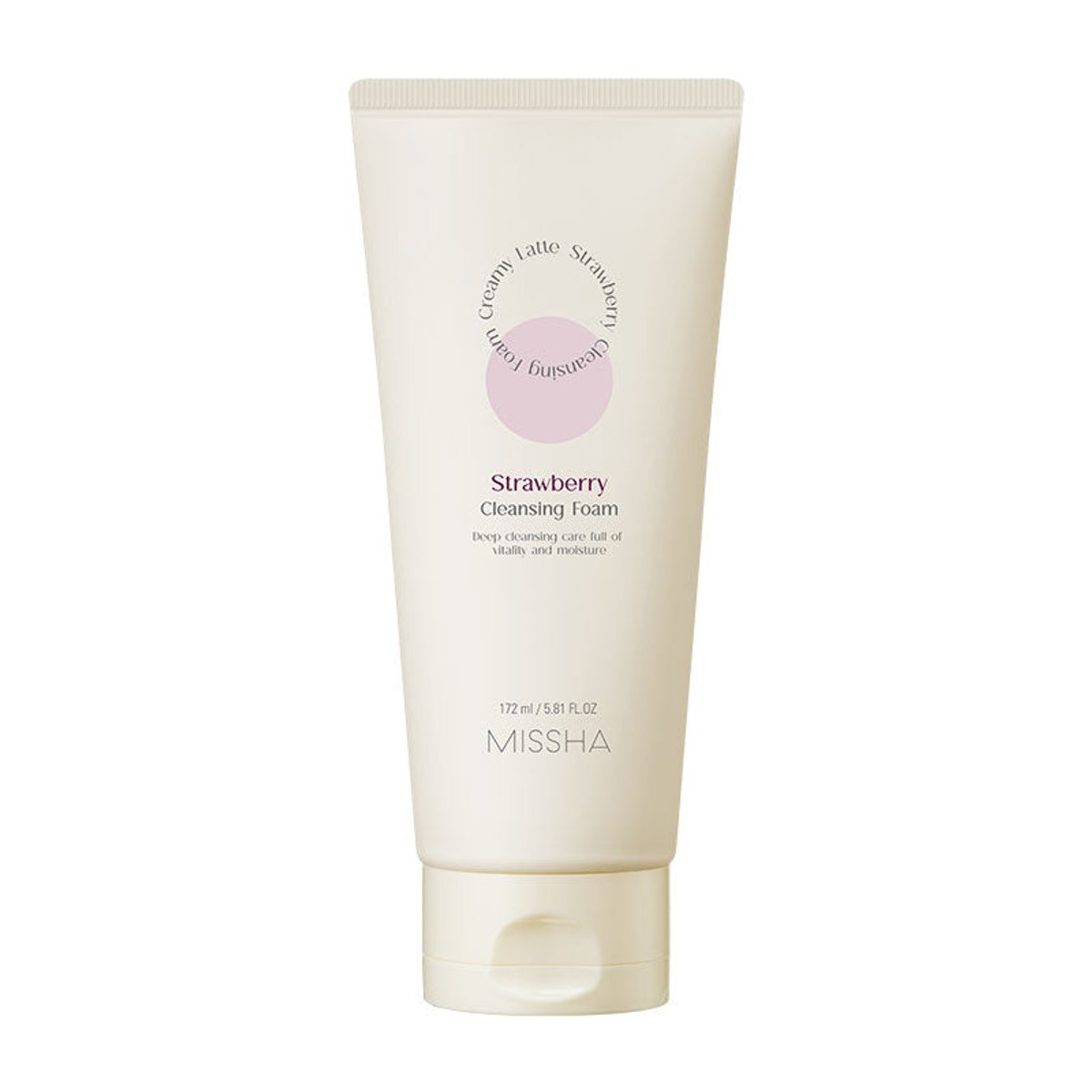 MISSHA Creamy Latte Strawberry Cleansing Foam 172ml