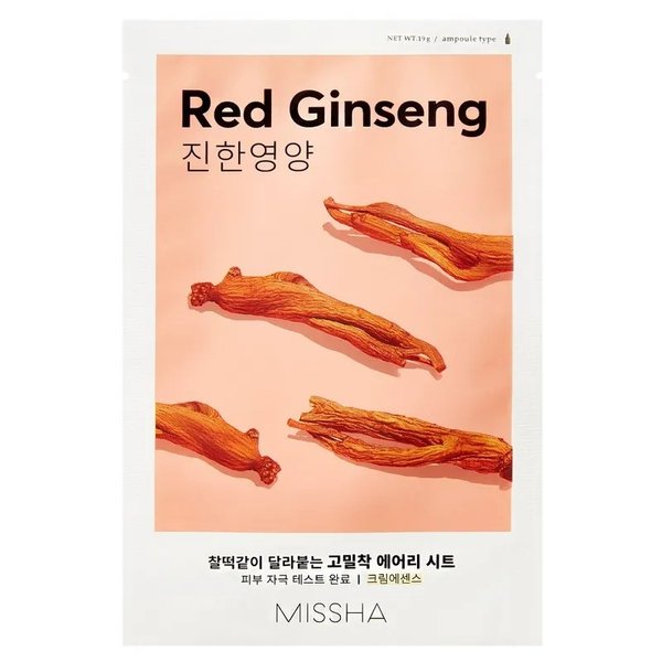 MISSHA - Airy Fit Sheet Mask Red Ginseng 19g