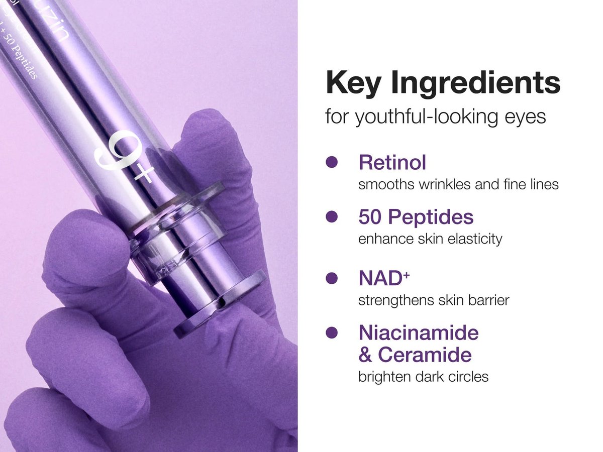 NUMBUZIN - No.9 NAD+ Retinol Volumetox Eye Cream 10ml - 2