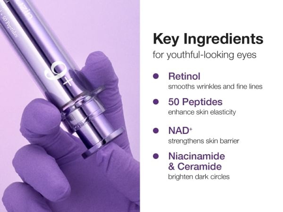 NUMBUZIN No.9 NAD+ Retinol Volumetox Eye Cream 10ml - 3