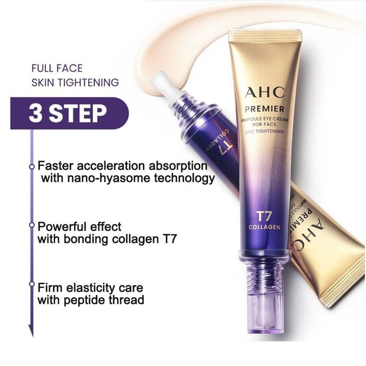 AHC - Premier Ampoule Eye Cream For Face Line Tightening 40ml - 2