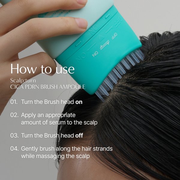 LILYEVE Scalp Turn Cica PDRN Brush Ampoule 100ml