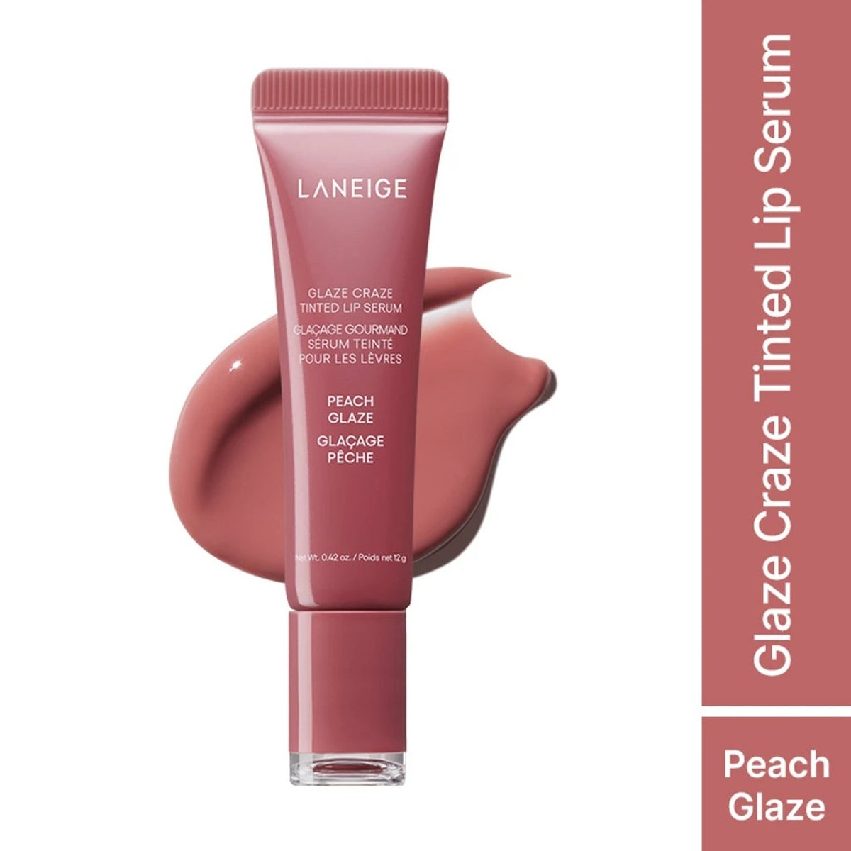 LANEIGE - Glaze Craze Tinted Lip Serum Peach Glaze 12g