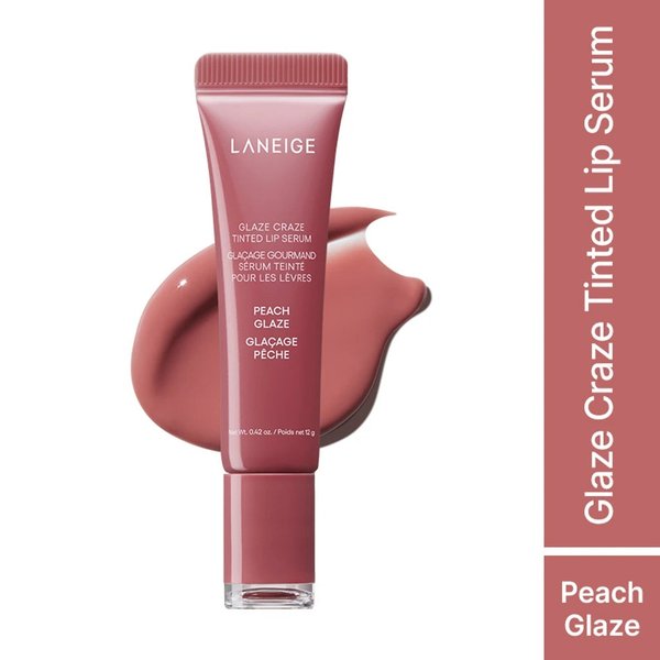 LANEIGE - Glaze Craze Tinted Lip Serum Peach Glaze 12g
