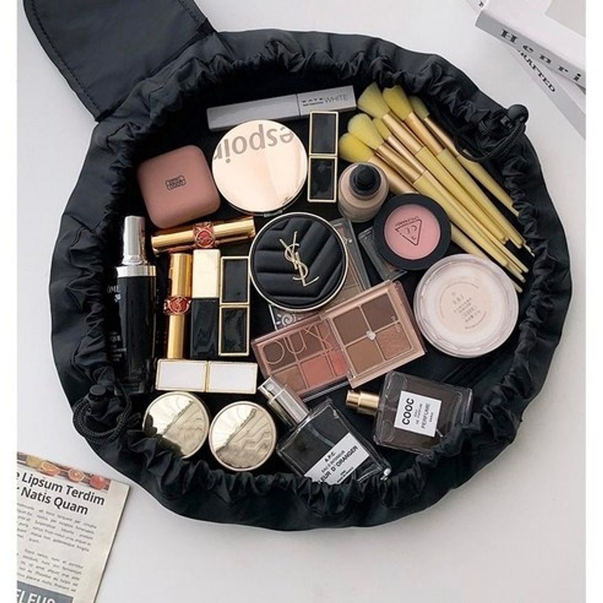 Neceser de Maquillaje Negro - 3