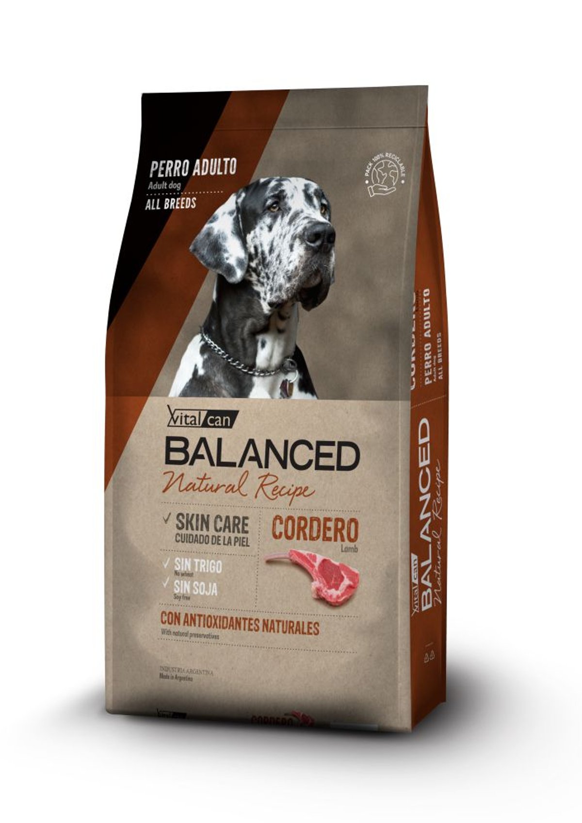 Balanced Natural Recipe Cordero Perro Adulto