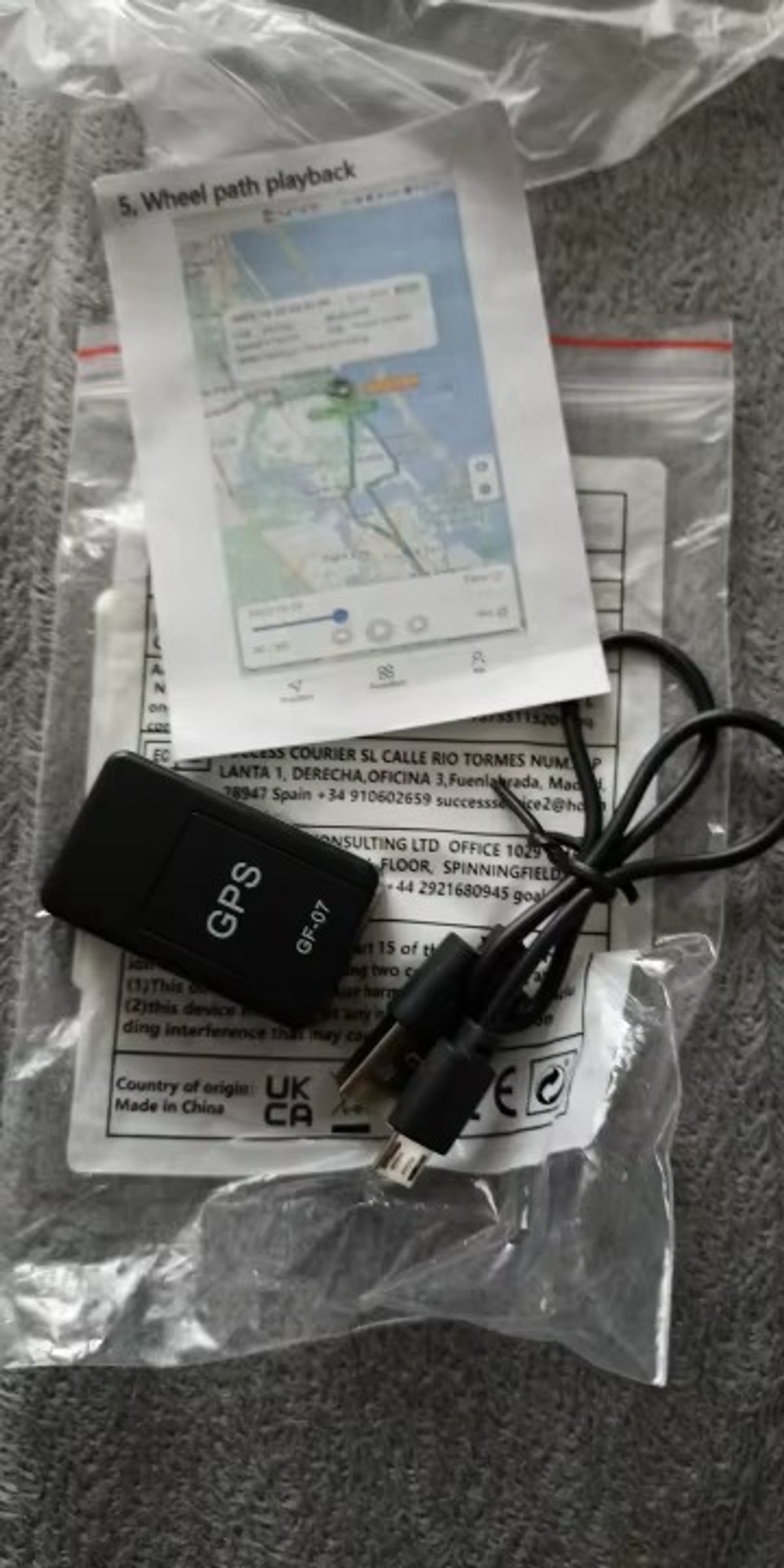 Rastreador Gps Portatil GF 07 - 5
