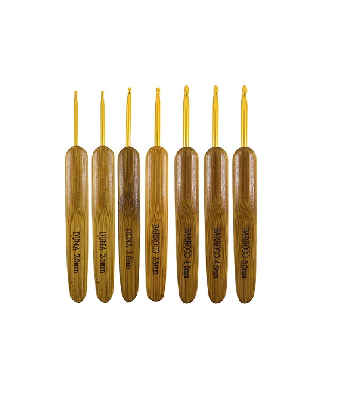 Aguja de crochet con Mango de Bambú