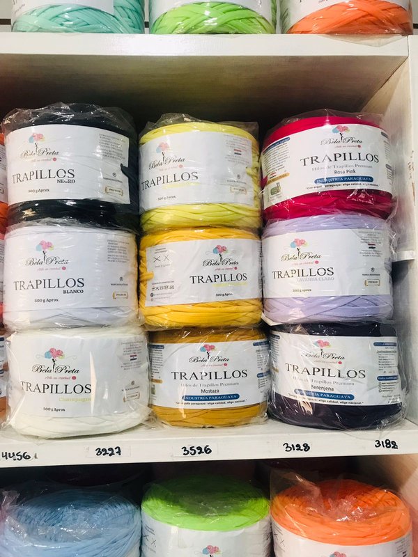 Azul Bebé/Trapillo Bela preta 