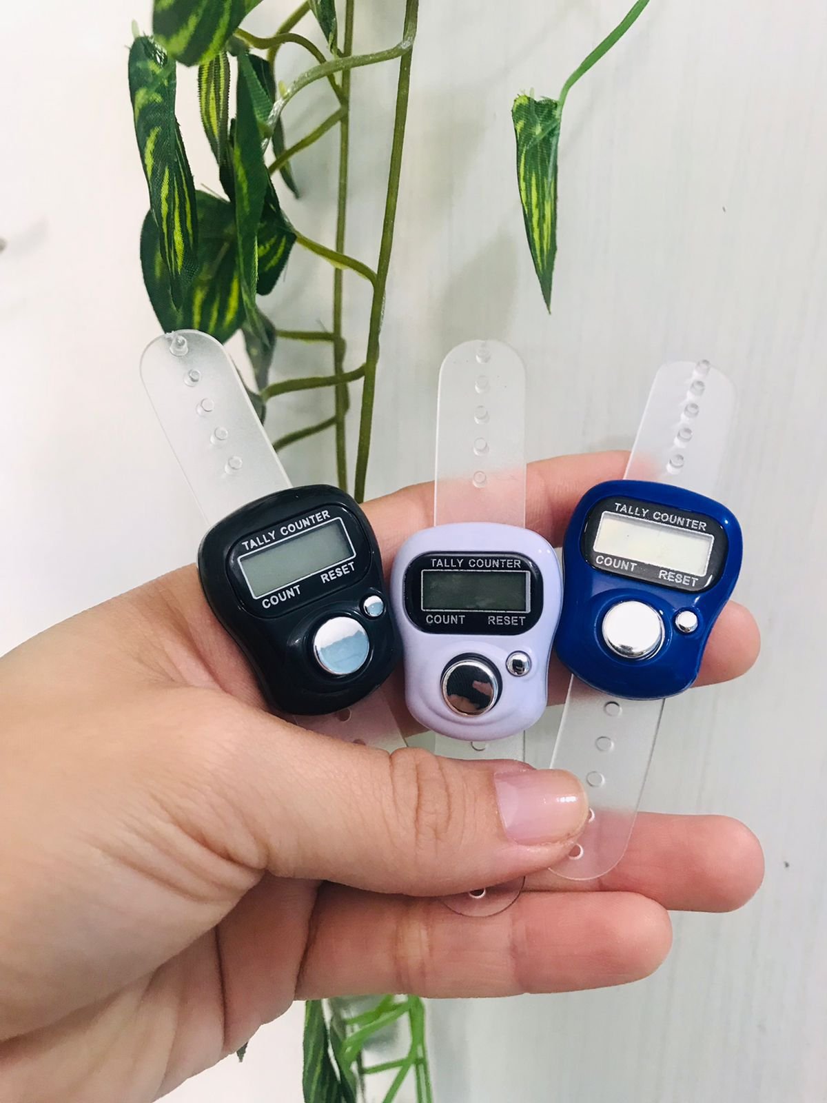 Contador Digital Blanco