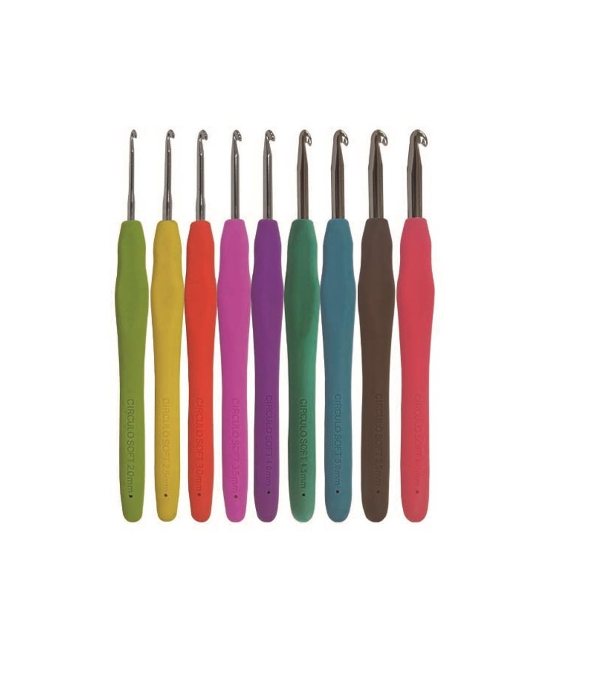 Aguja de Crochet con Mango Sof/siliconado