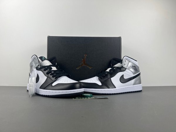 Jordan 1 Mid Silver