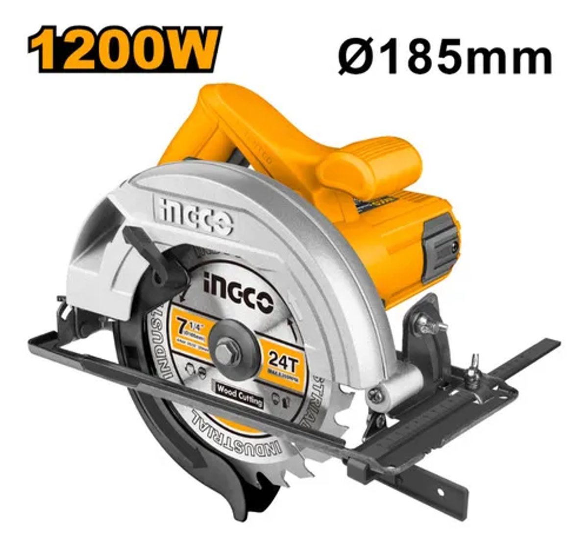 Sierra circular 1200W D/185mm C/C 45° 220V/50-60Hz