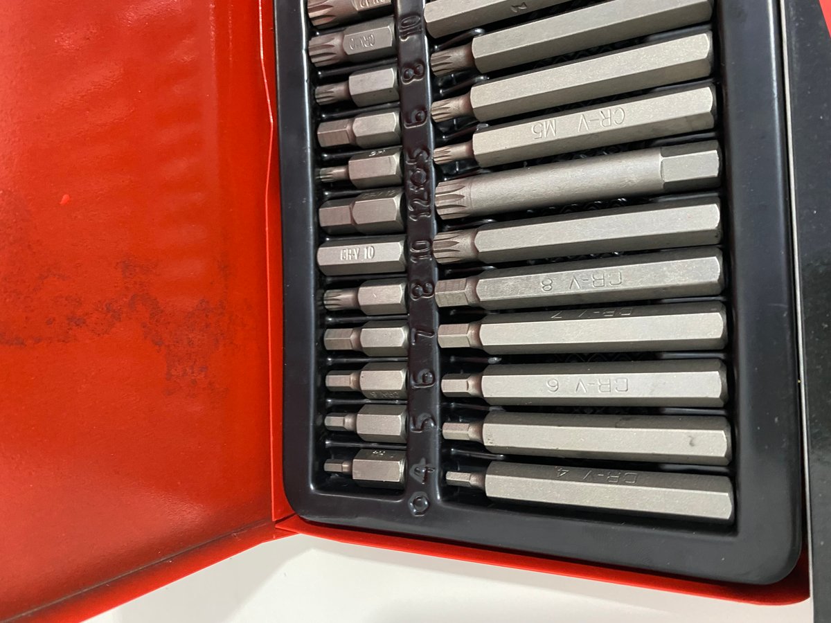 Juego De Puntas Torx Hexa Y Multidentada - 2