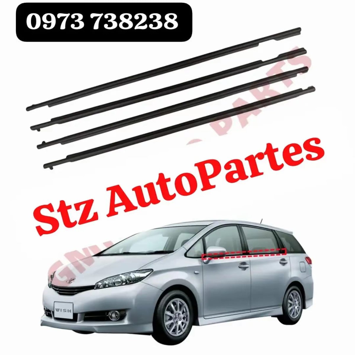 Frizos /Burletes/ Moldura de puerta para whis segunda generación 