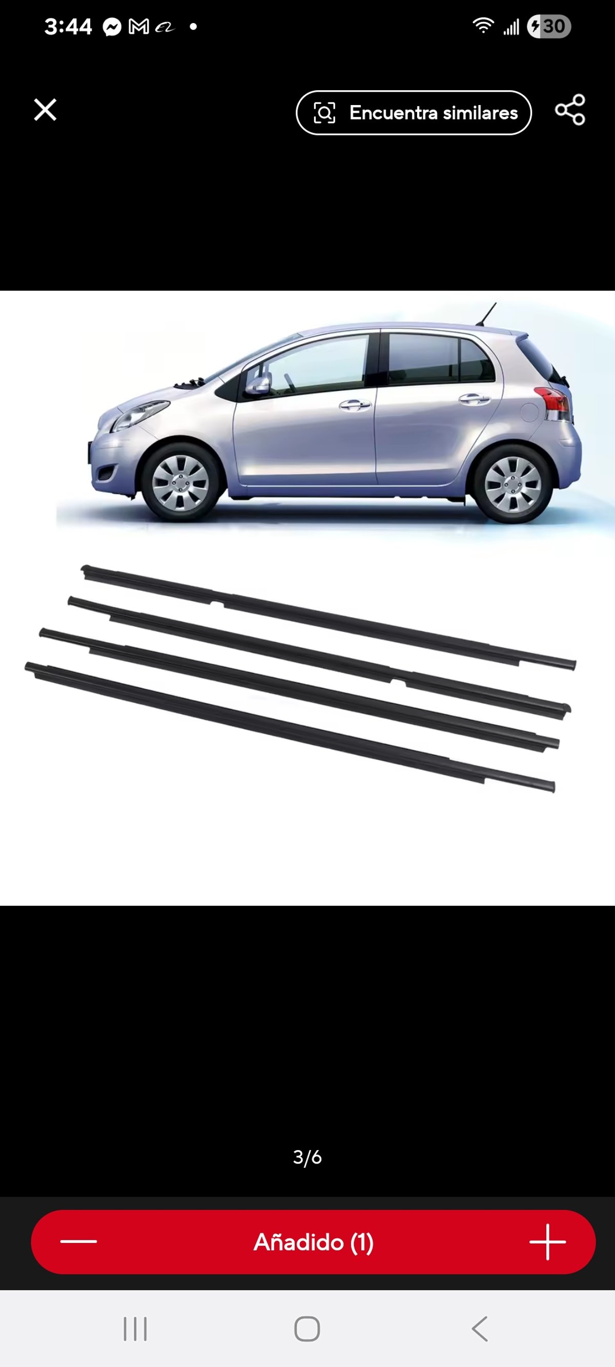 Media Guia / Burletes Toyota Vitz 2 Generación  - 4