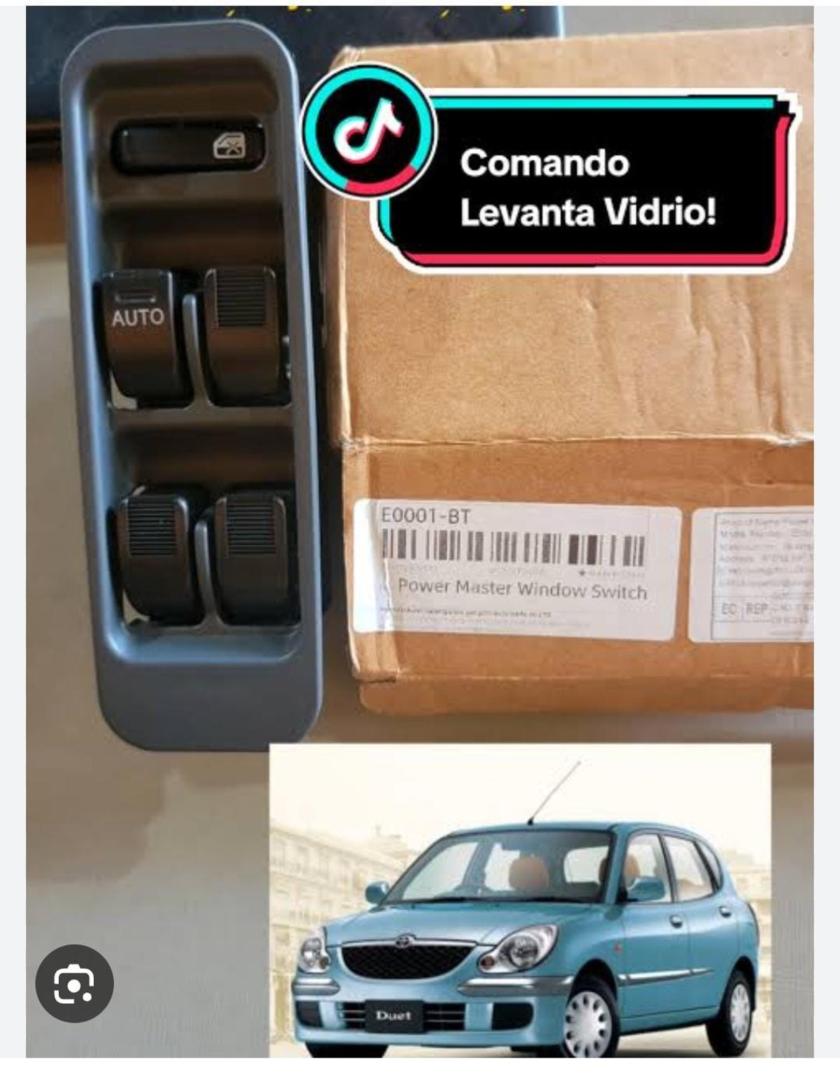 Comando Central de Levanta Vidrios Duet / Terios / Cami / Storia