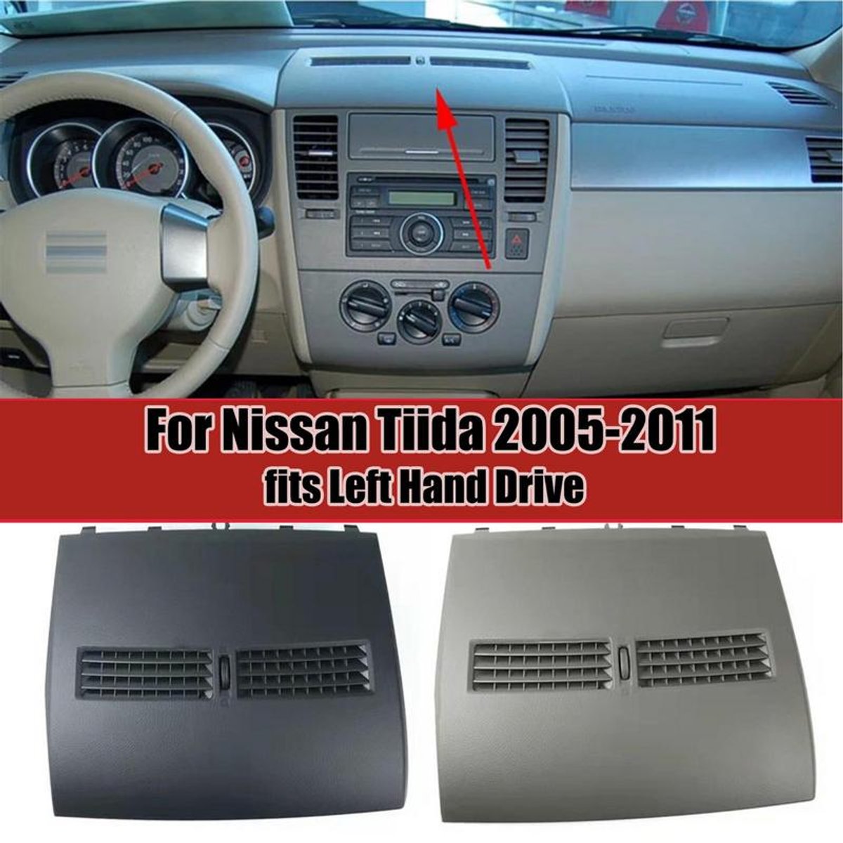 Moldura Tablero Nissan Tiida 2005 - 2009