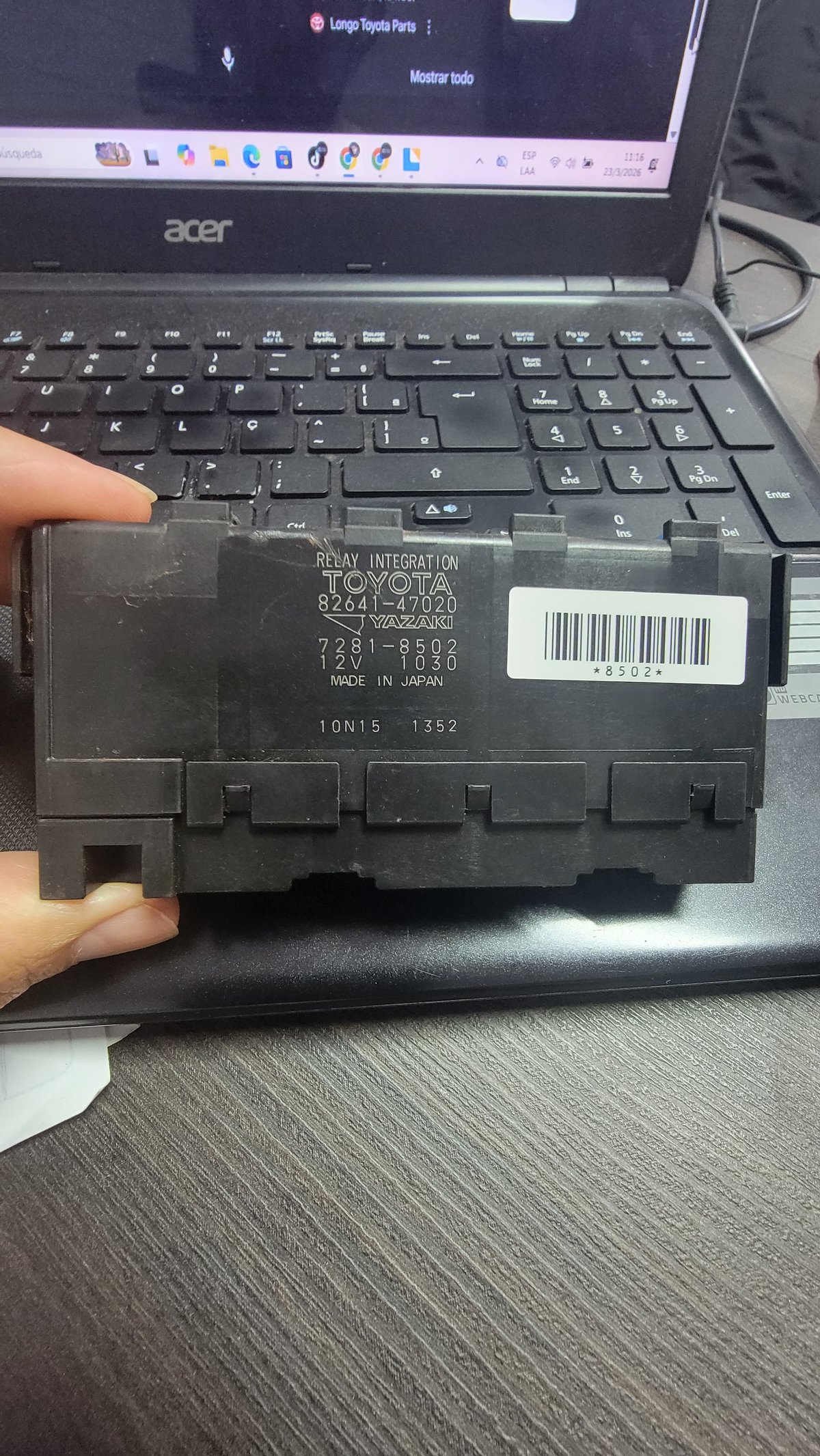 RELAY DE INTEGRACIÓN TOYOTA PREMIO 2012 82641-47020 - 3