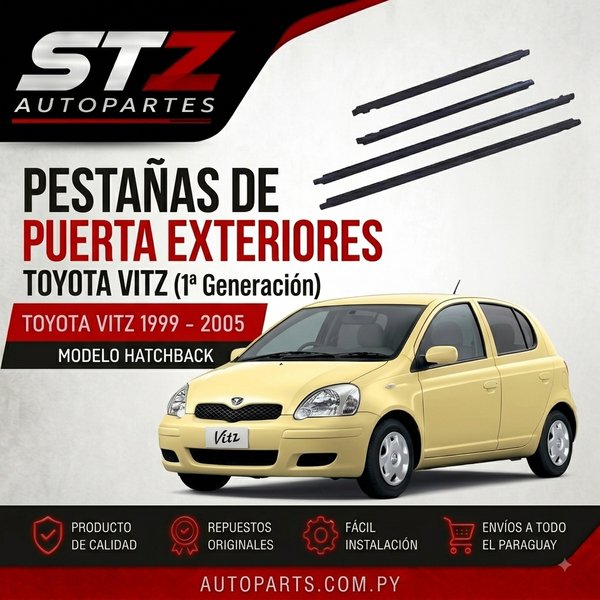 Media Guia / Burletes Toyota Vitz-Platz 1° Generación
