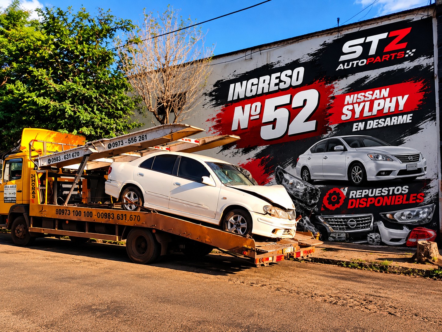 Nissan Sylphy en desarme - 2